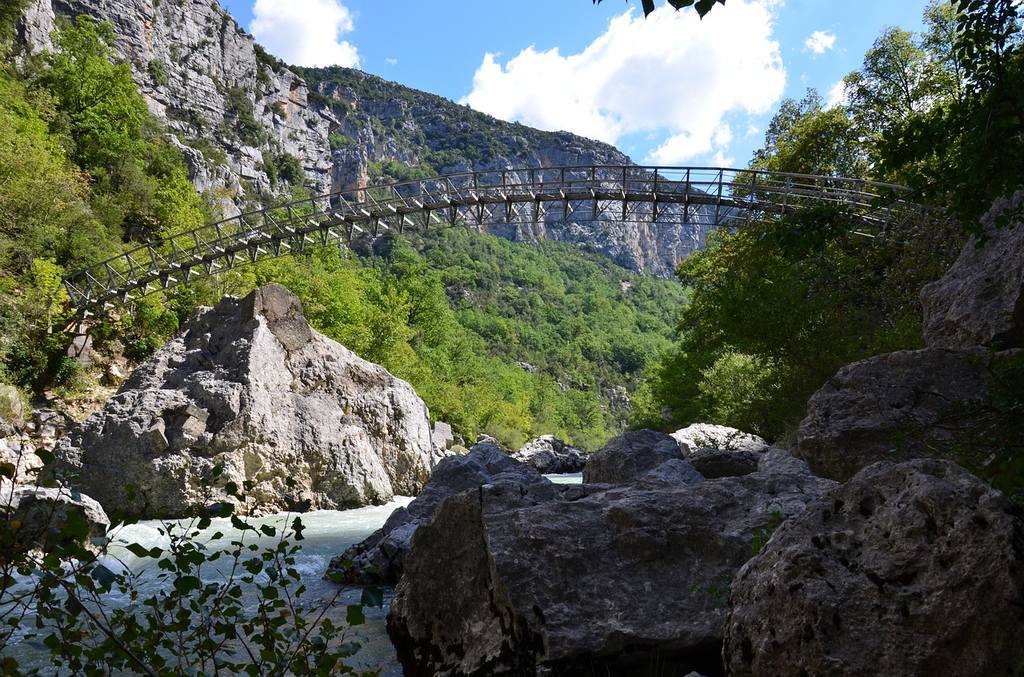 Gorges du Verdon abseits der Touristen. Tolle Provence Sehenswürdigkeit