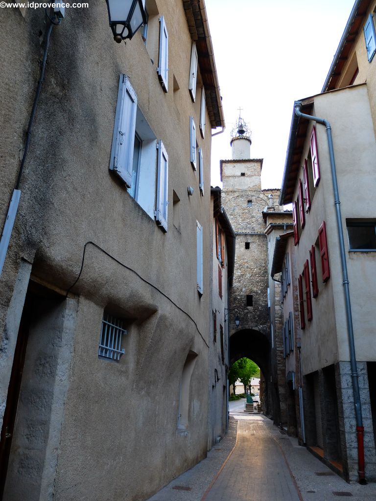 Die Altstadt von Castellane mit ihren engen Gasse