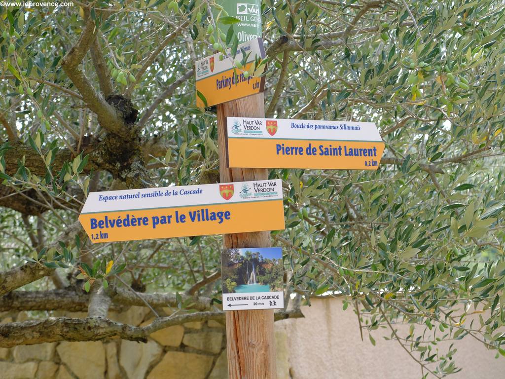 Sehenswürdigkeiten der Provence Die Wasserfälle von Sillans-la-Cascade