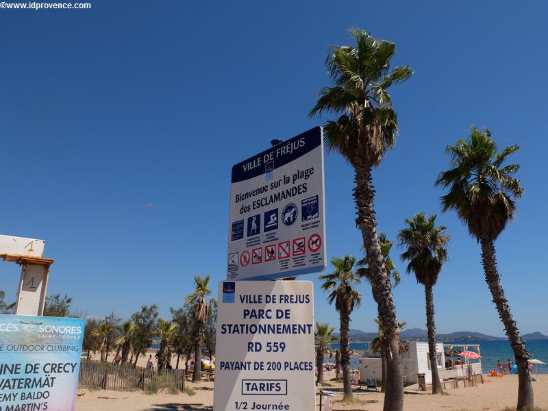 Strand Fréjus/ Saint Aygulf "Plage des Esclamandes"