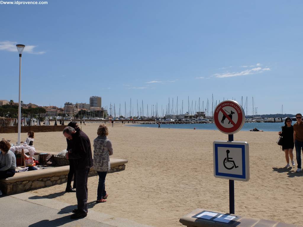 Strand in Ste Maxime -Frankreich