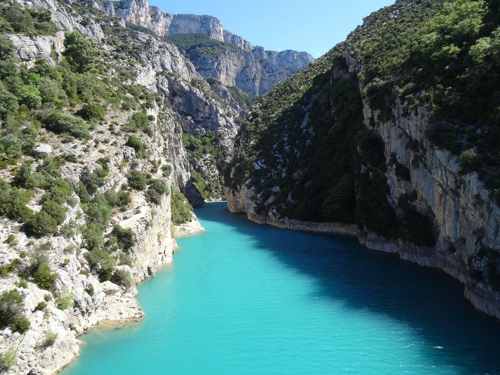 Türkisblaues Wasser im Gorges du Verdon