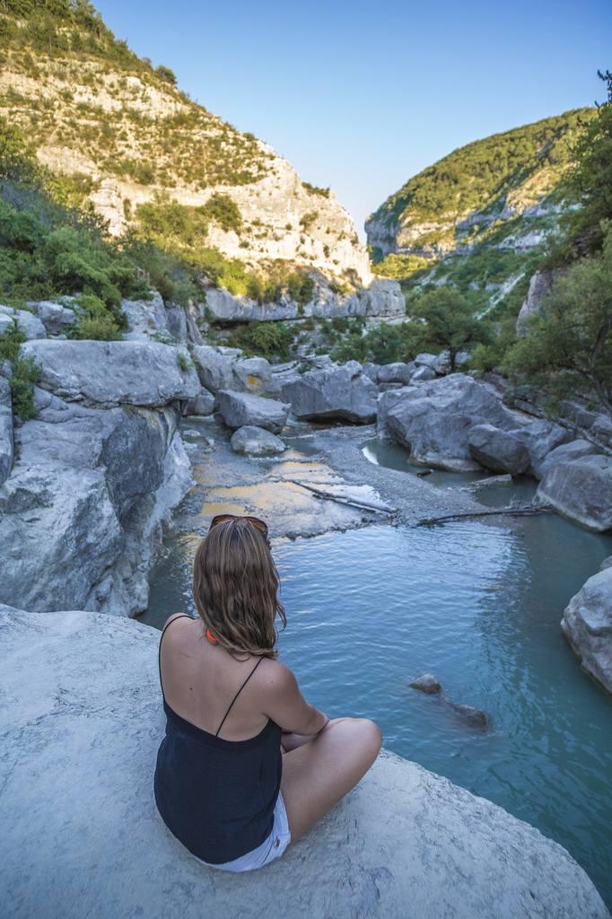 Gorges du Verdon abseits der Touristen. Tolle Provence Sehenswürdigkeit